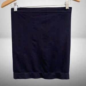 NEW Free People FP Movement Seamless Stretch Knit Mini Skirt Black M/L